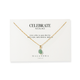 CELEBRATE GREEN AVENTURINE NECKLACE - COLLARES - Malandra Jewelry - TC2280