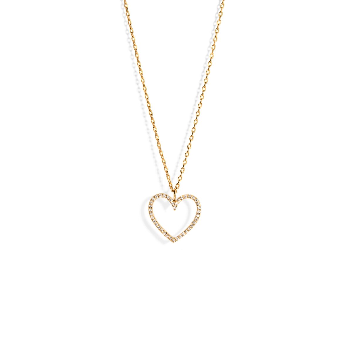 CELESTIAL HEART NECKLACE - COLLARES - Malandra Jewelry - XBC137 - MAN00028 GDCRY