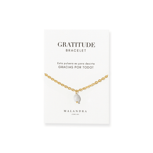 CHALCEDONY GRATITUDE BRACELET - PULSERAS - Malandra Jewelry - TP2273