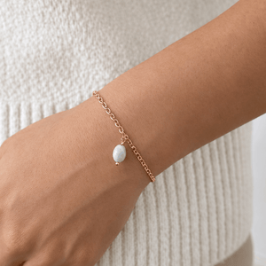 Chalcedony Gratitude Bracelet - PULSERAS - Malandra Jewelry - TP2273