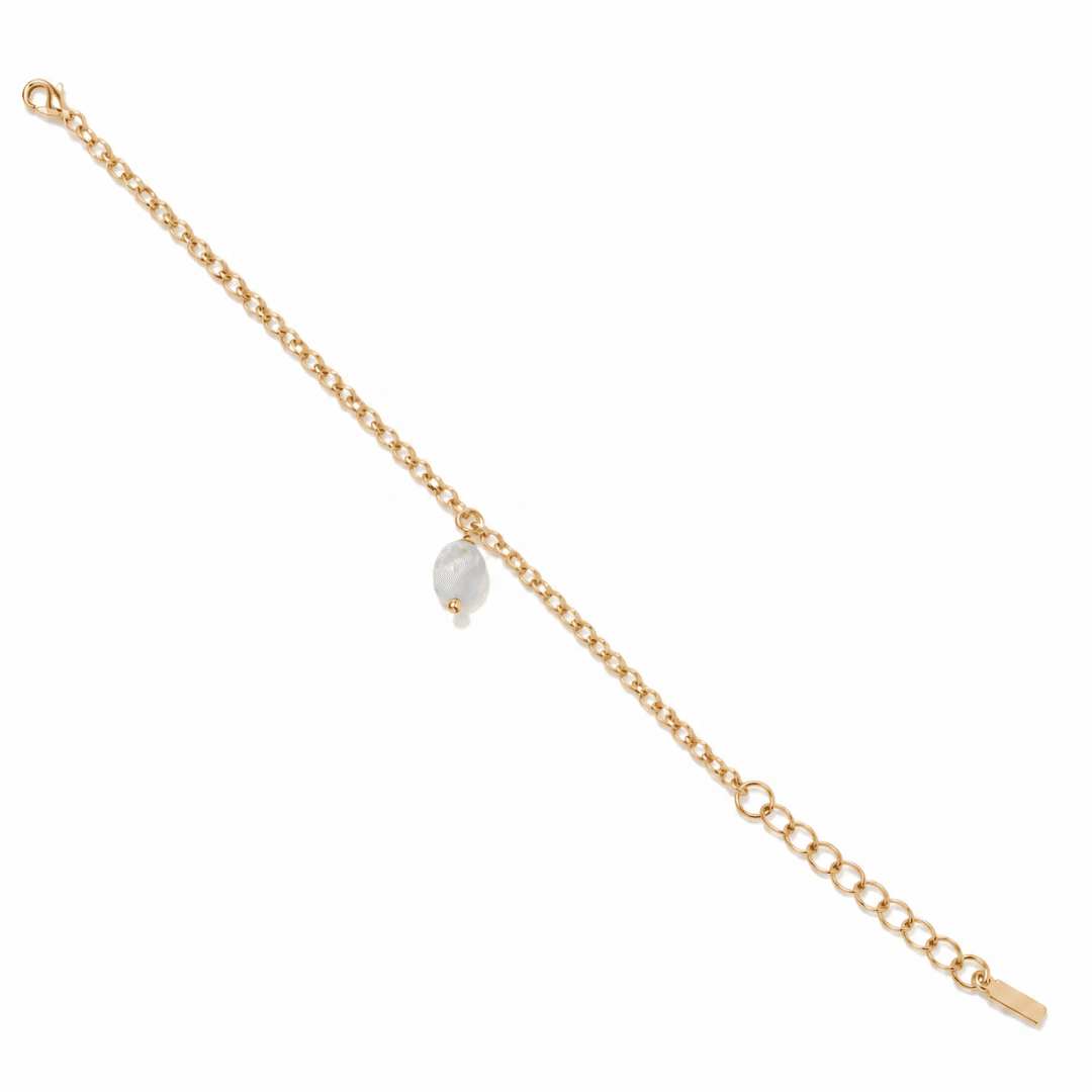 Chalcedony Gratitude Bracelet - PULSERAS - Malandra Jewelry - TP2273