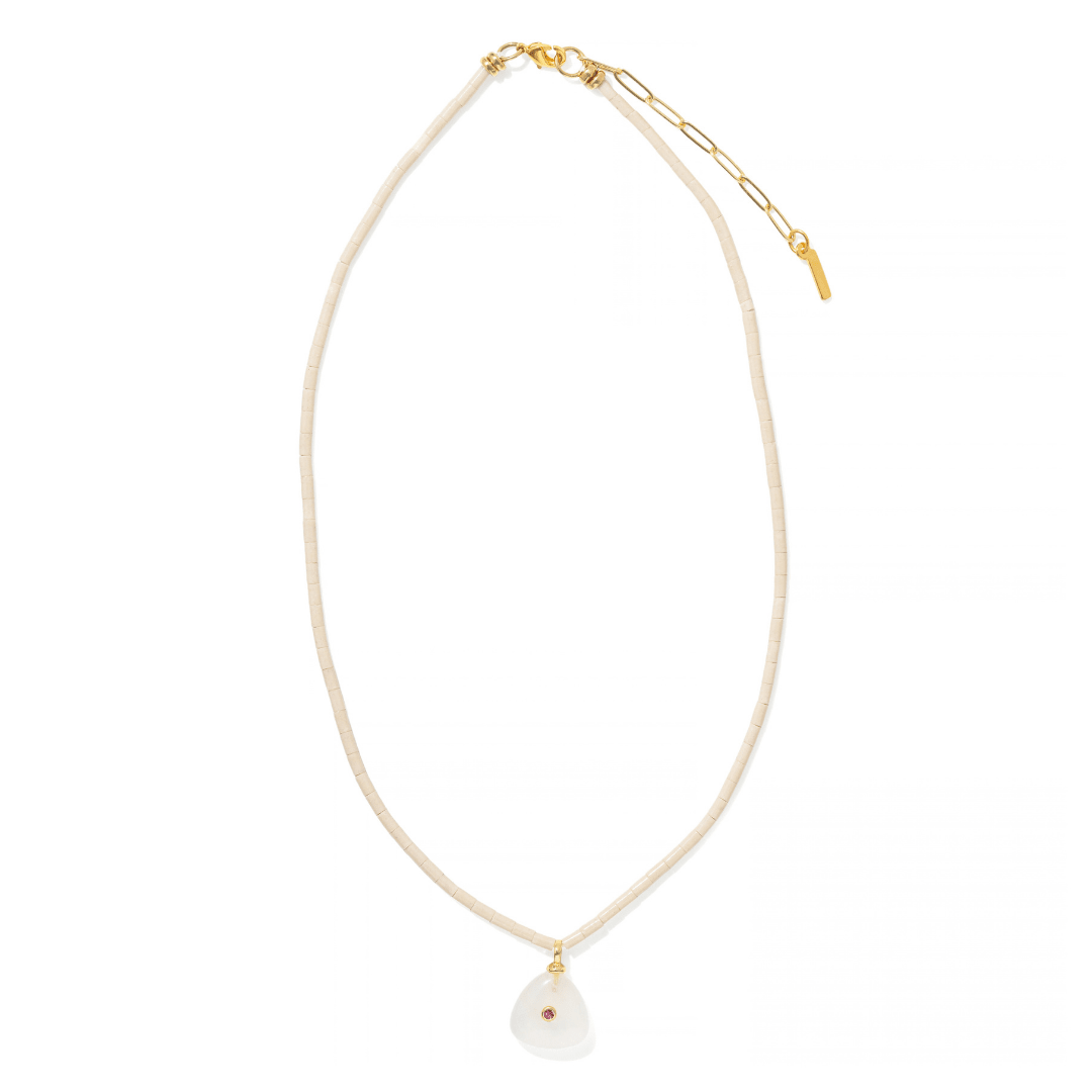 Champagne Drop Gaia Necklace - COLLARES - Malandra Jewelry - TC2707