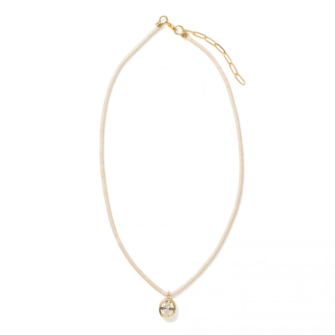 Champagne Stone Gaia Necklace - COLLARES - Malandra Jewelry - TC2708