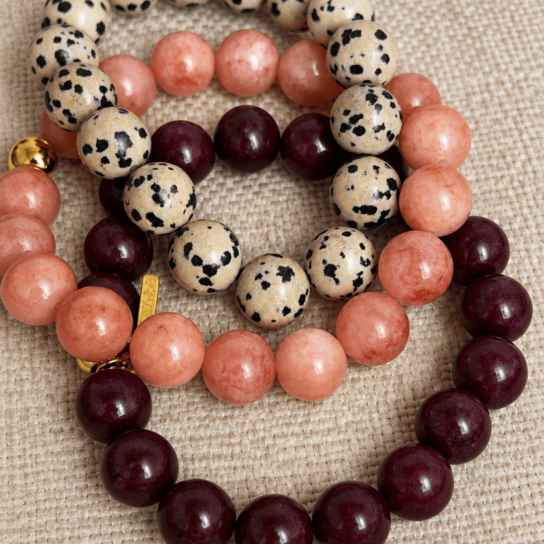 Cherry Garnet Terra Necklace - PULSERAS - Malandra Jewelry - TP2732