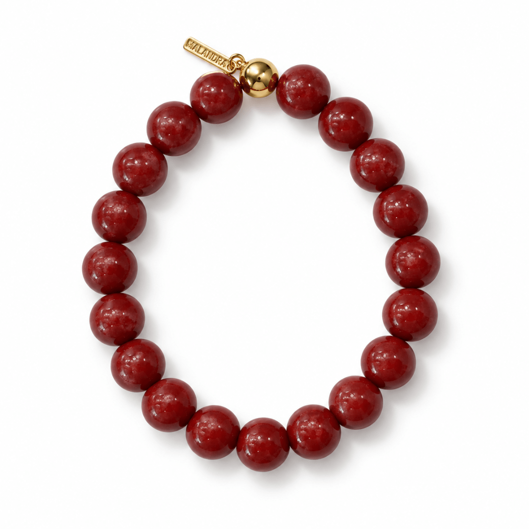 Cherry Jade Terra Bracelet - PULSERAS - Malandra Jewelry - TP2733