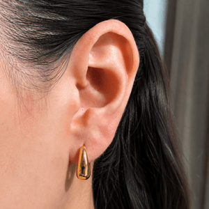 CHIC BOLD GOLDEN HOOPS - ARETES - Malandra Jewelry - EUWA488-JDE2407020