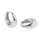 CHIC SLIM SILVER HOOPS - ARETES - Malandra Jewelry - EUWA466.P-JDE2407021-S