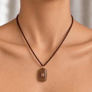 Chocolate Baguette Gaia Necklace - COLLARES - Malandra Jewelry - TC2758