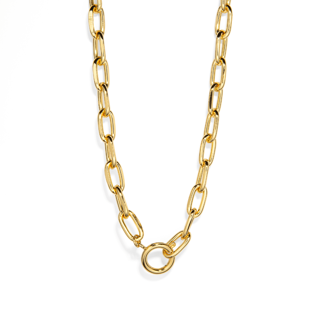 CHUNKY PEARL GOLD NECKLACE - COLLARES - Malandra Jewelry - TC1951