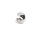 CHUNKY SILVER EAR CUFF - ARETES - Malandra Jewelry - EYA13.P - JDE2311069