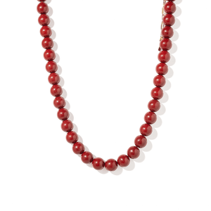 CINNABAR TERRA LARGE NECKLACE - COLLARES - Malandra Jewelry - TC2148