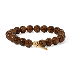 Cinnamon Jade Terra Bracelet - PULSERAS - Malandra Jewelry - TP2761
