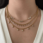 CIRCLE GLEAM NECKLACE - COLLARES - Malandra Jewelry - EUWC371-JDN0108020