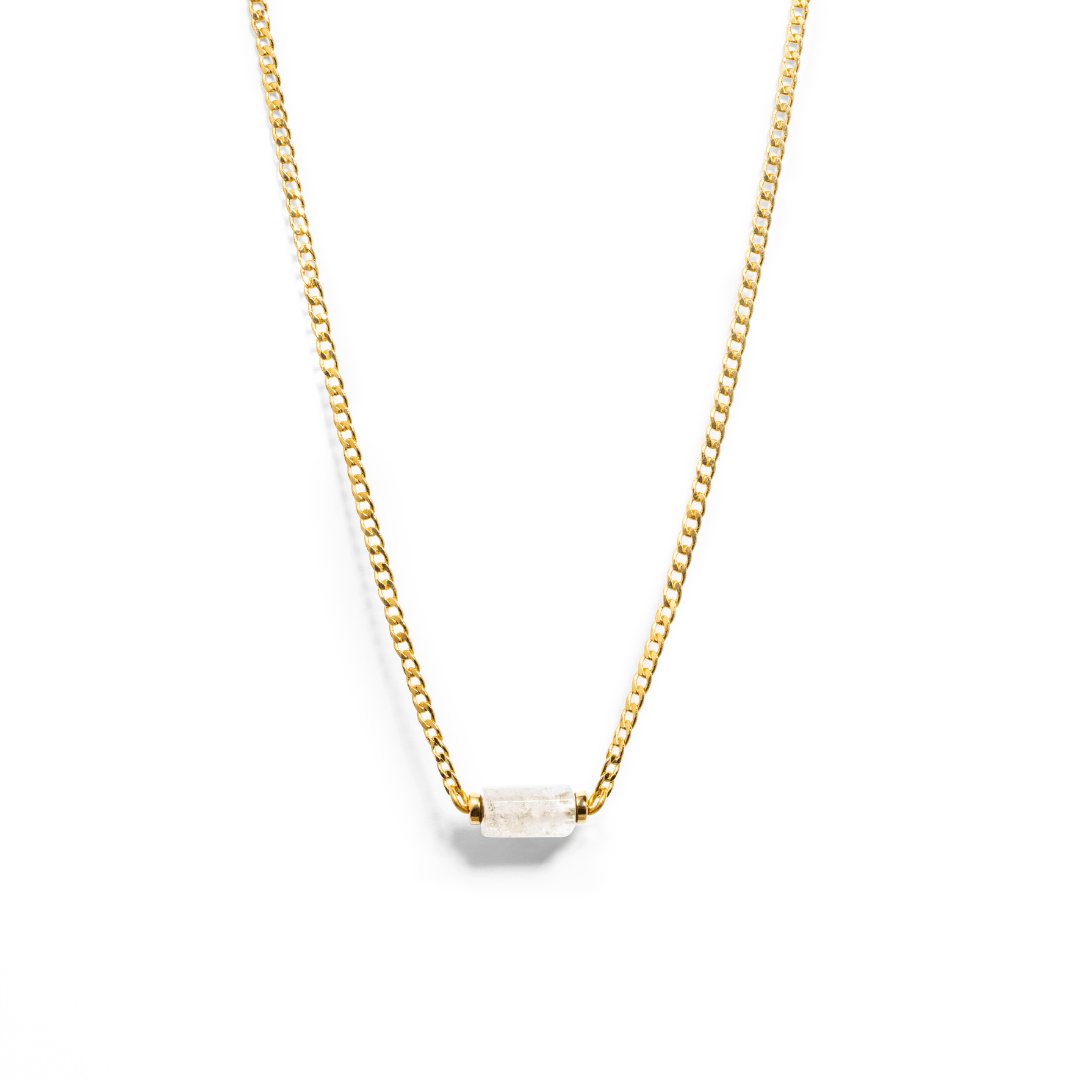 CITRINE AURA NECKLACE - COLLARES - Malandra Jewelry - TC1186