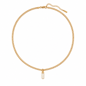 CITRINE V AURA NECKLACE - COLLARES - Malandra Jewelry - TC1186