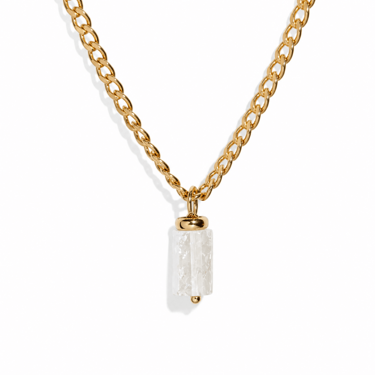 CITRINE V AURA NECKLACE - COLLARES - Malandra Jewelry - TC1186