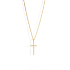 CLASSIC CROSS NECKLACE - COLLARES - Malandra Jewelry - XBC167 - MAN00031 GDCRY
