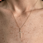 CLASSIC CROSS NECKLACE - COLLARES - Malandra Jewelry - XBC167 - MAN00031 GDCRY