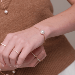 CLASSIC PEARL DOTS BRACELET - PULSERAS - Malandra Jewelry - TP2085