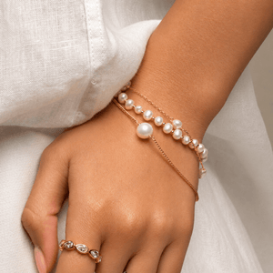 CLASSIC PEARL DOTS BRACELET - PULSERAS - Malandra Jewelry - TP2085