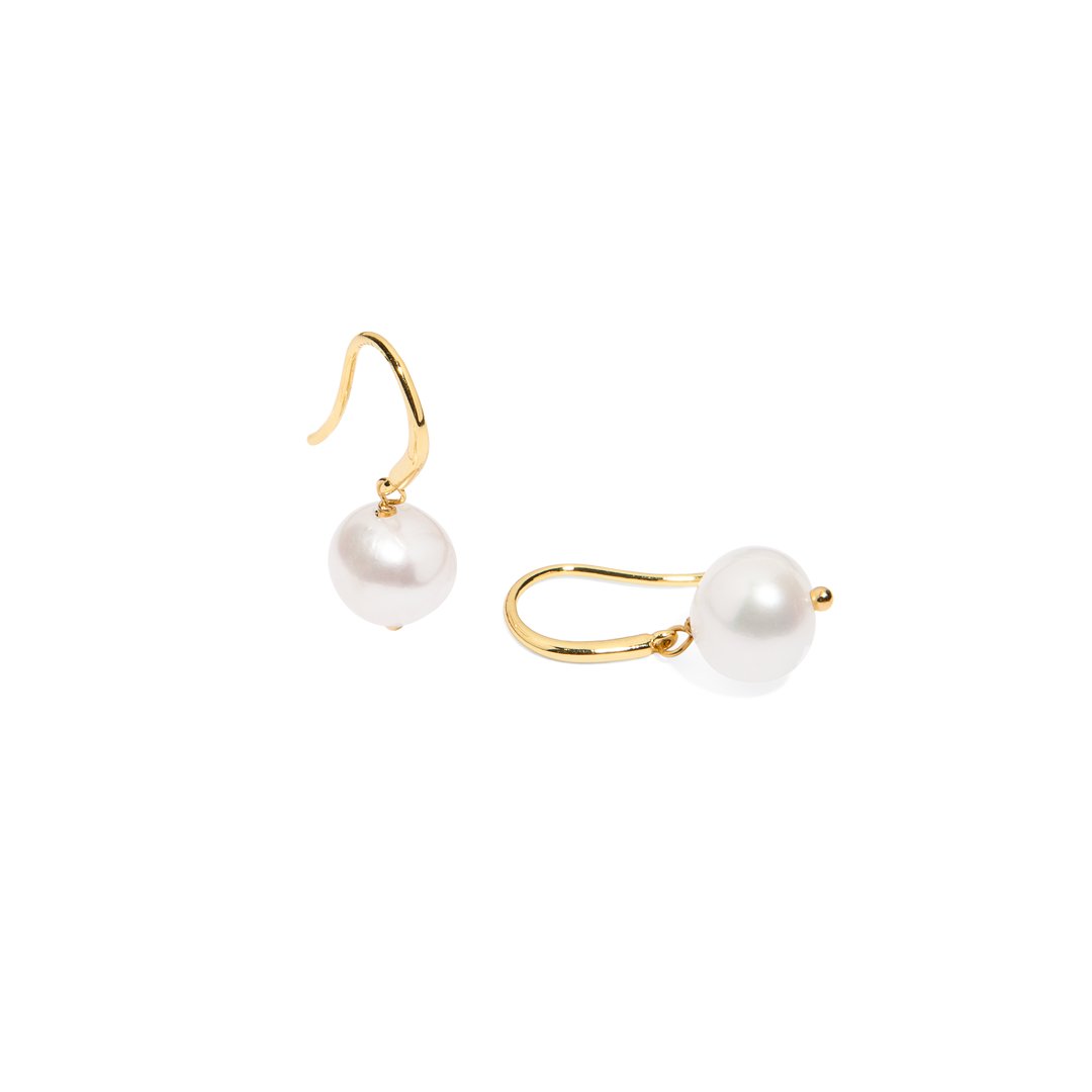 CLASSIC PEARL DROP EARRINGS - ARETES - Malandra Jewelry - TA1735