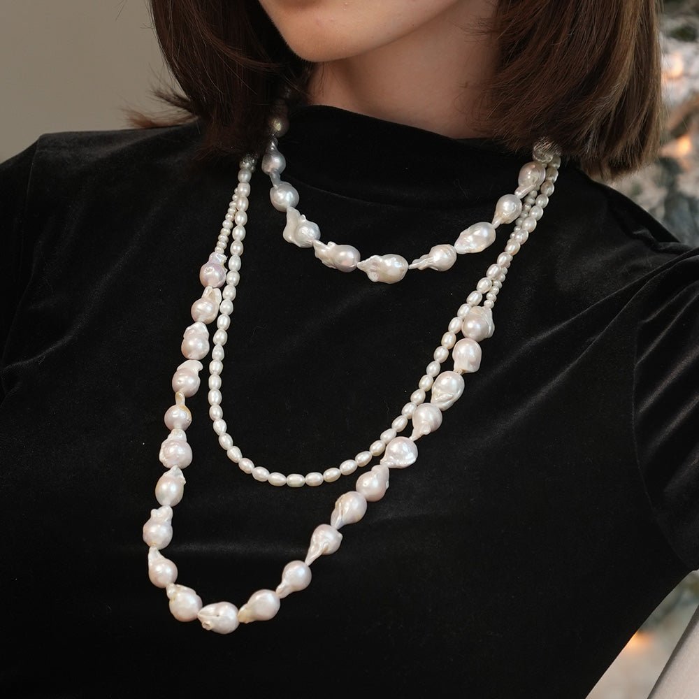 CLASSIC PEARL RIBBON - COLLARES - Malandra Jewelry - TC1765