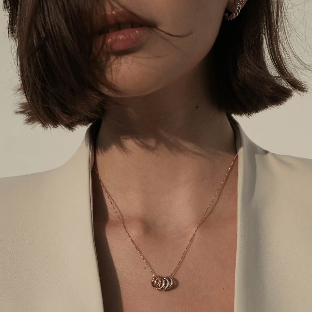 Clear & Silver Charm - DIJES - Malandra Jewelry - EYHD186.P.T