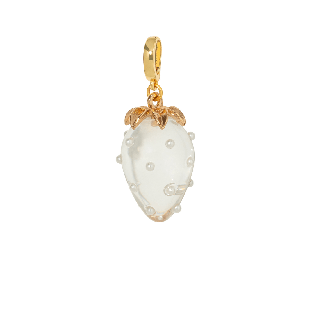 Clear Strawberry Charm - DIJES - Malandra Jewelry - TD2664