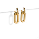 CLIP DROP DECO EARRINGS - ARETES - Malandra Jewelry - AA1319 - E57042