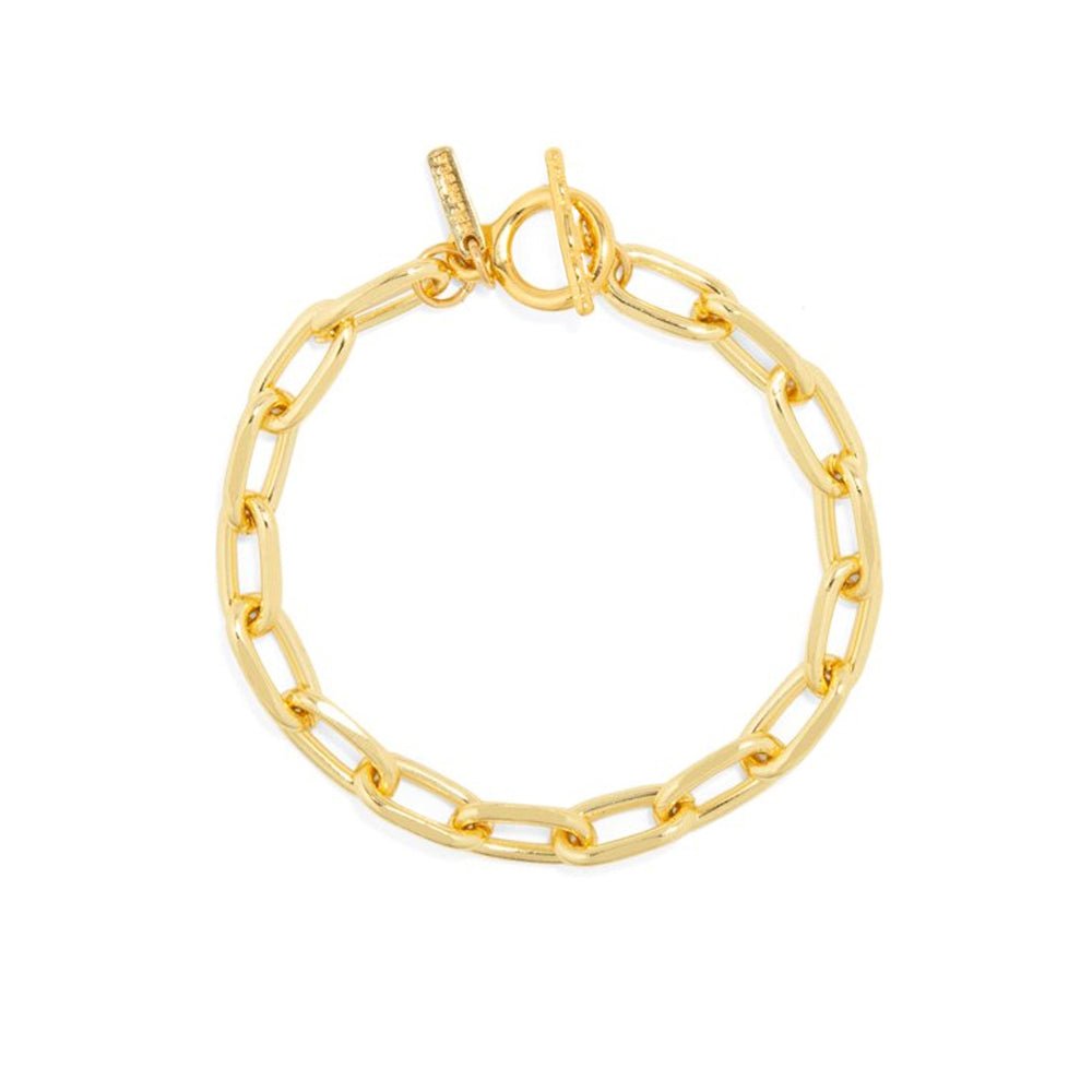 CLIP GOLDEN LINK BRACELET - PULSERAS - Malandra Jewelry - TP1438