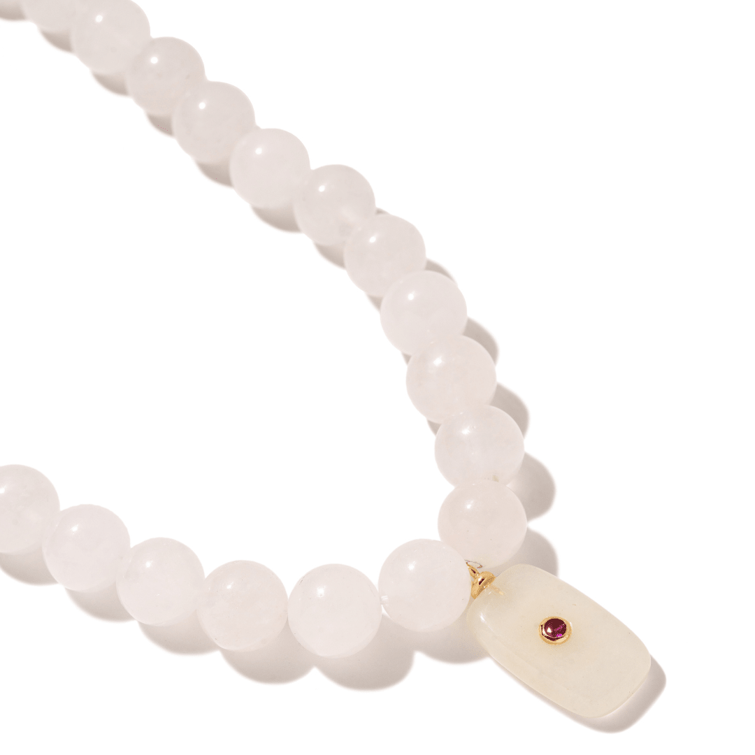 CLOUD JADE GAIA NECKLACE - COLLARES - Malandra Jewelry - TC2505