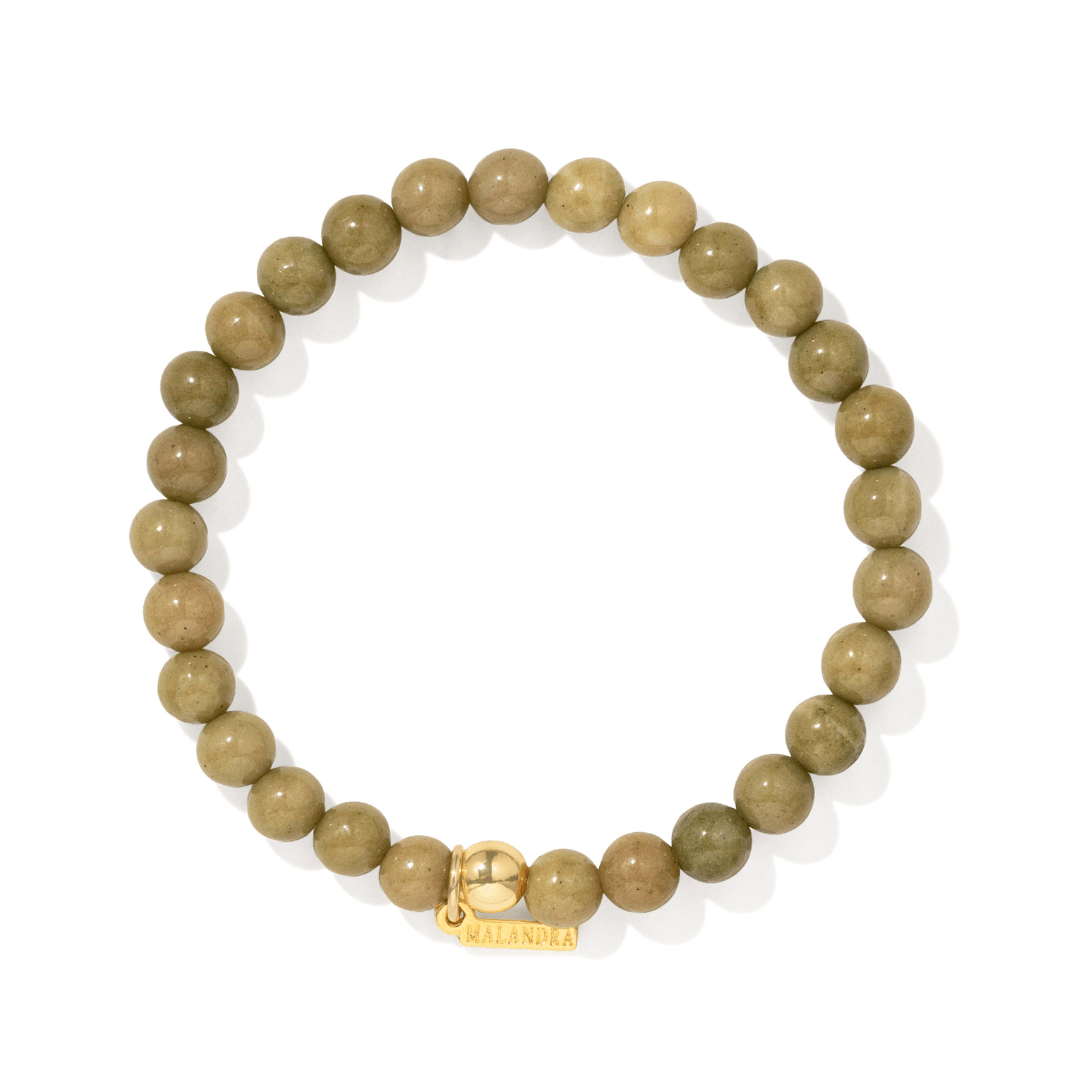 Clover Jade Terra Bracelet - PULSERAS - Malandra Jewelry - TP2763