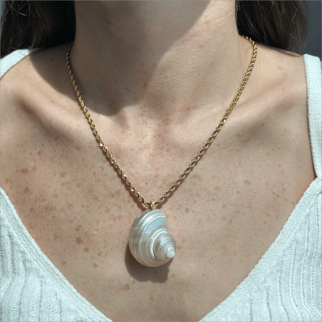 COASTAL DREAM SHELL NECKLACE - COLLARES - Malandra Jewelry - TC2006