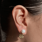 COASTAL PEARL EARRINGS - ARETES - Malandra Jewelry - TA2029