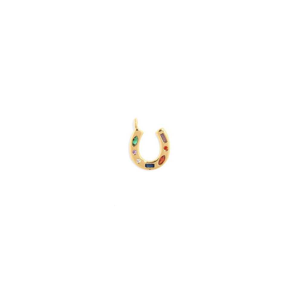 COLORS HORSESHOE CHARM - DIJES - Malandra Jewelry - ETD32 - AC819