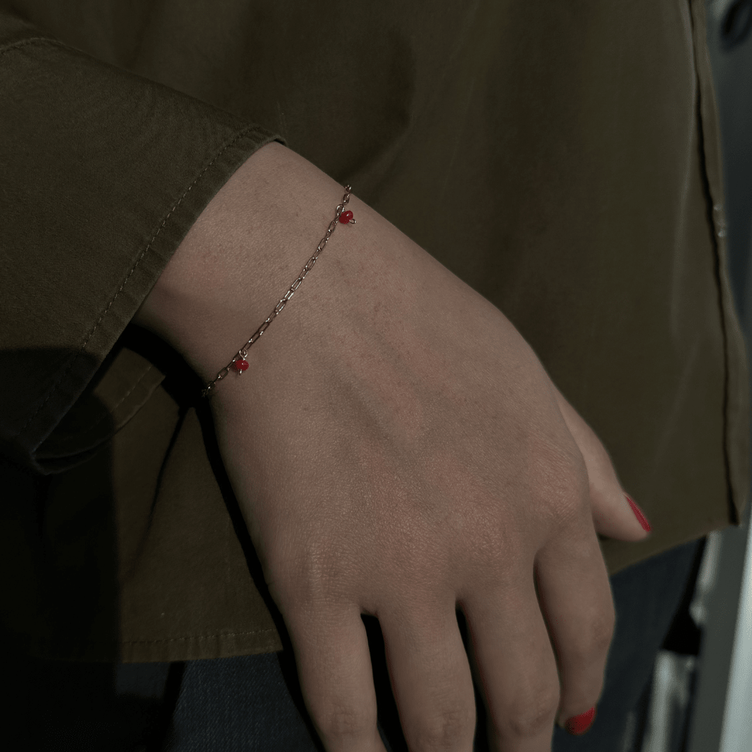 CORAL BEAD BRACELET - PULSERAS - Malandra Jewelry - TP2326