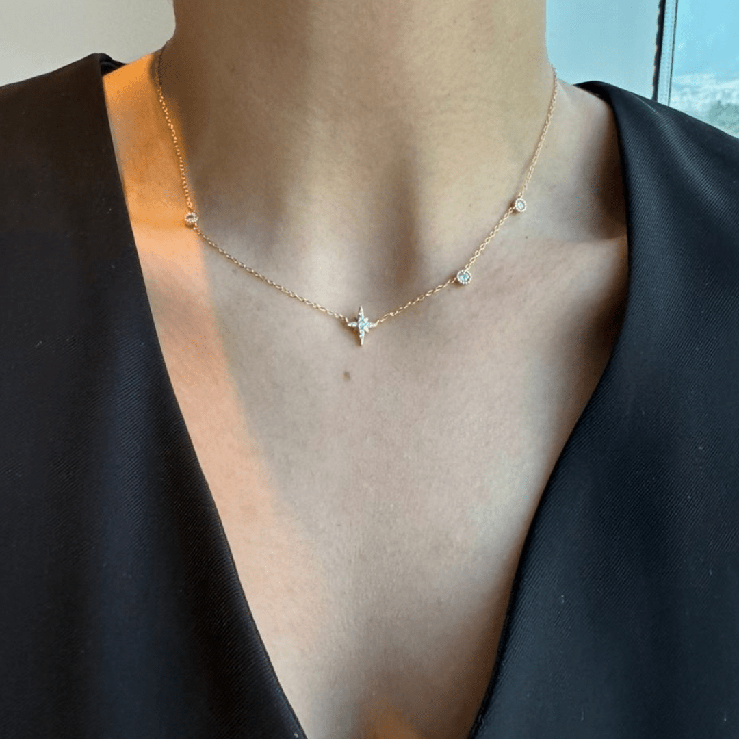 COSMIC MILANO NECKLACE - COLLARES - Malandra Jewelry - ERC157 - 60310071615C