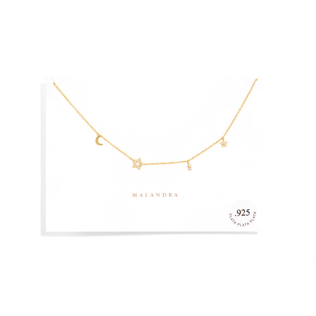 COSMIC SPARK MILANO NECKLACE - COLLARES - Malandra Jewelry - ERC74 - 60307451832C