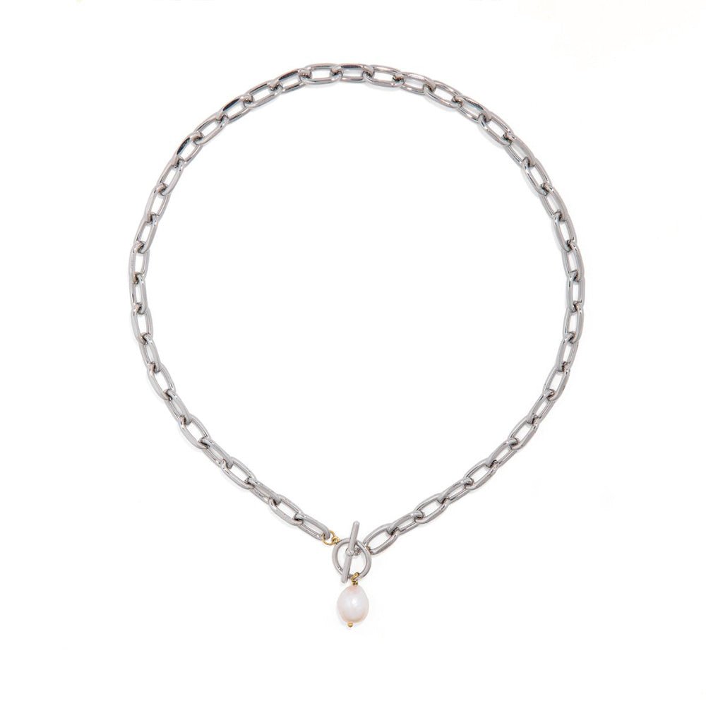 COSTA LINK SILVER NECKLACE - COLLARES - Malandra Jewelry - TC1499