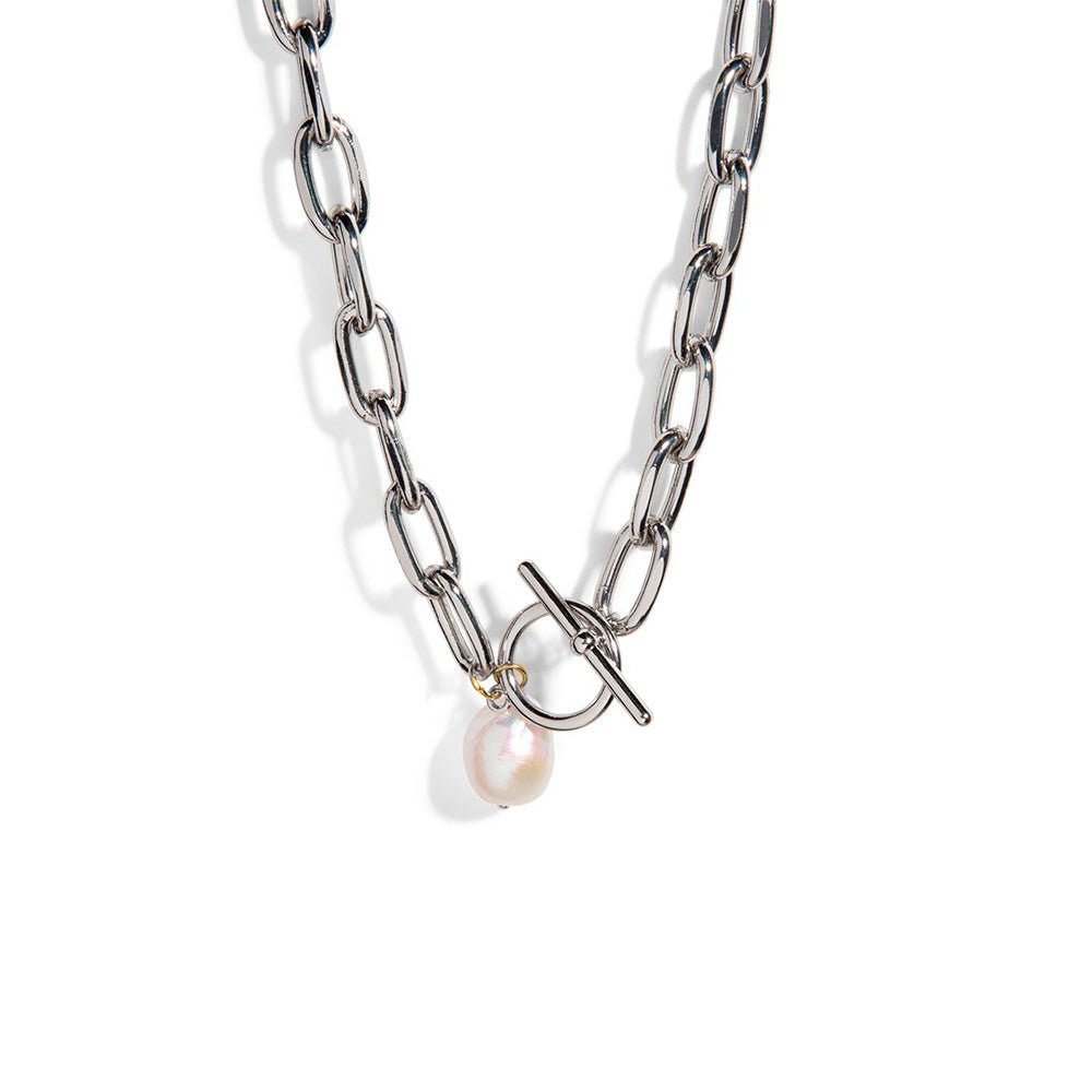 COSTA LINK SILVER NECKLACE - COLLARES - Malandra Jewelry - TC1499