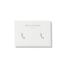 CRYSTAL ARC MAXI EARRINGS - ARETES - Malandra Jewelry - ZWA78.P - QX00829