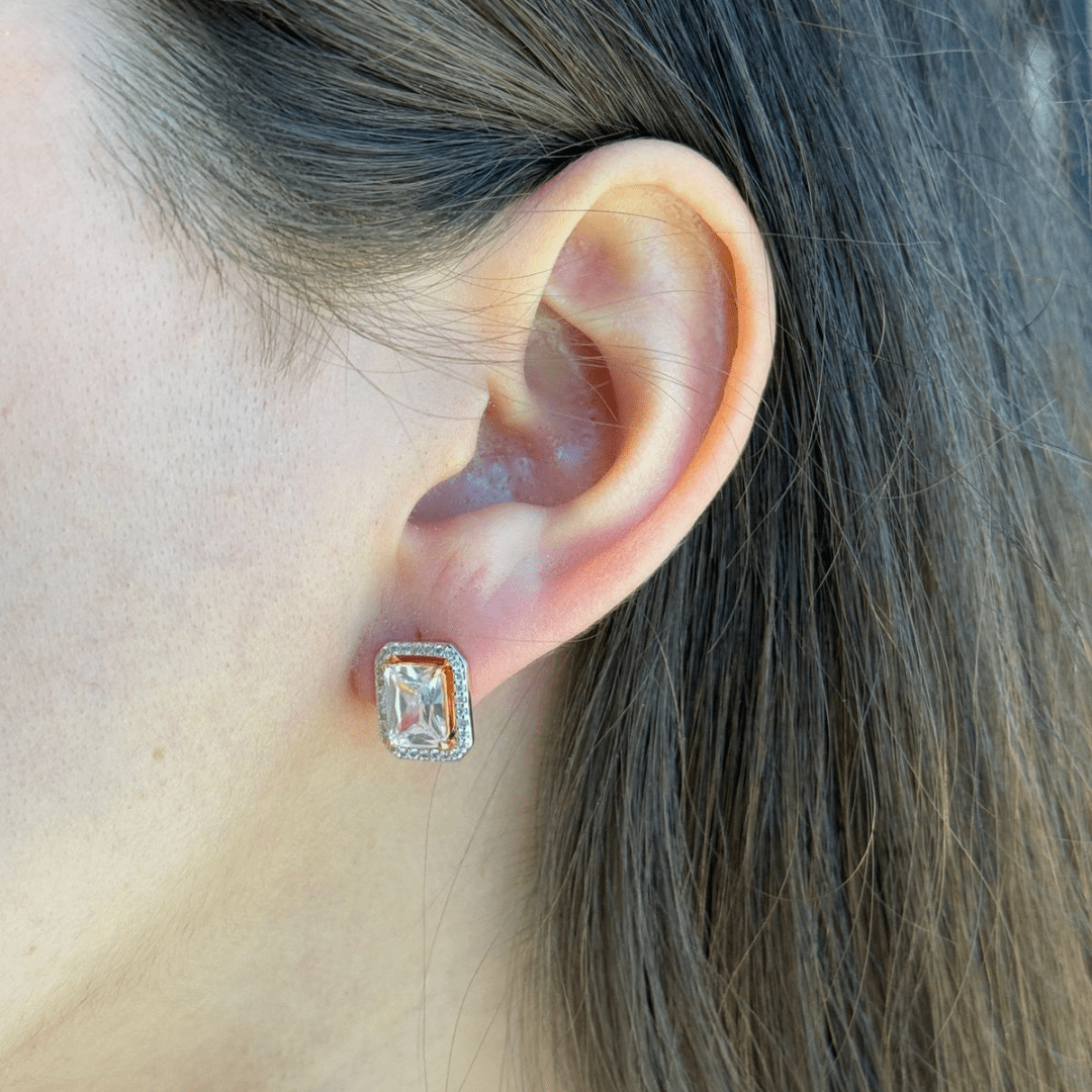 CRYSTAL CORE EARRINGS - ARETES - Malandra Jewelry - ICA524