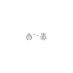 CRYSTAL DROP STUDS - ARETES - Malandra Jewelry - FBA528-1EJG0013-1PP-4