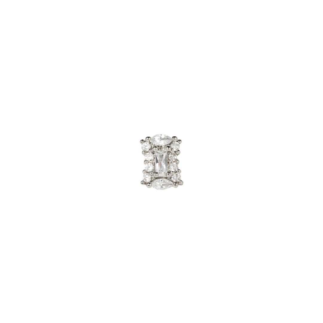 CRYSTAL GLOW PIERCING - ARETES - Malandra Jewelry - ZTA8
