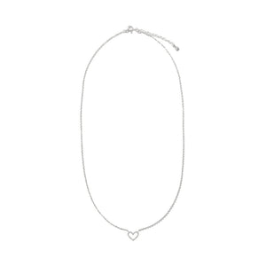 CRYSTAL HEART NECKLACE - COLLARES - Malandra Jewelry - FBC521-1ECL0118-1PP-4