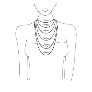 CRYSTAL LOOP NECKLACE - COLLARES - Malandra Jewelry - VCC222 - 9090