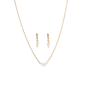 CRYSTAL PEARL LOVE GIFT SET - SETS DE REGALO - Malandra Jewelry - SET94
