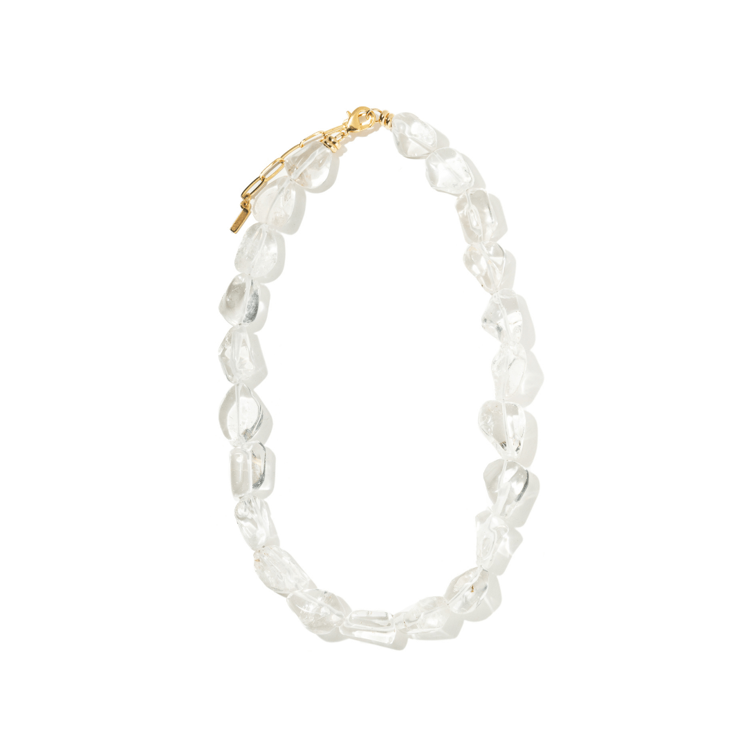 CRYSTAL QUARTZ TERRA NECKLACE - COLLARES - Malandra Jewelry - TC2108