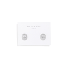 CRYSTAL SHINE GLAM STUDS - ARETES - Malandra Jewelry - ZWA65 - QX01855Y