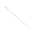 CRYSTAL SILVER TENNIS BRACELET - PULSERAS - Malandra Jewelry - EAWP134.P-"MMB70-S-1   2mm 16.5+1cm"